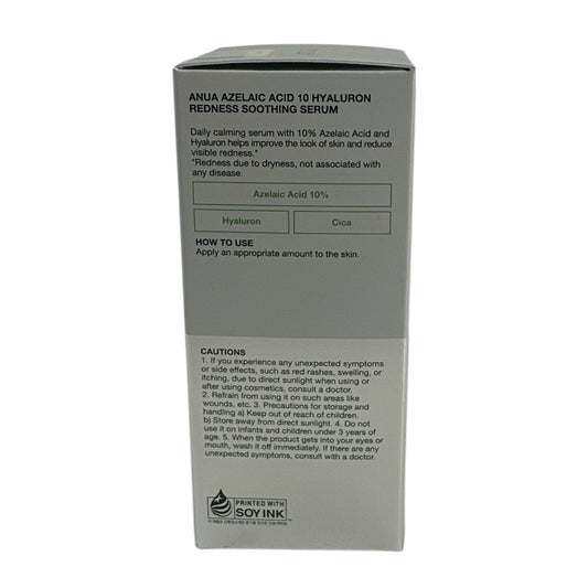 Anua Azelaic Acid 10 Hyaluron Redness Soothing Serum 30ml