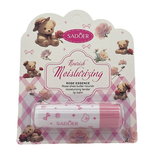 SADOER Rose Shea Butter Nourishing Softening Lip Balm Be 3.4g