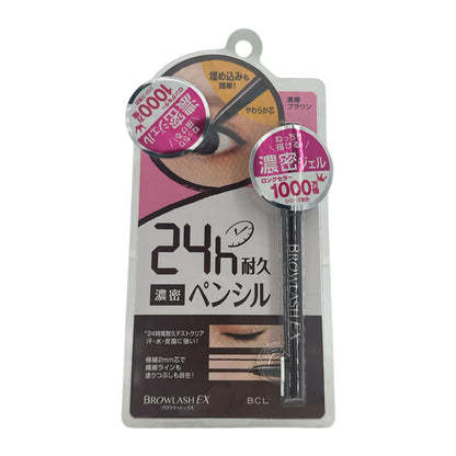 BCL Browlash EX Slim Gel Pencil - Deep Brown 1pc