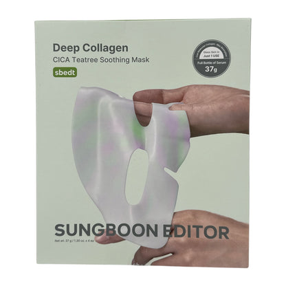Sungboon Editor Deep Collagen Overnight Mask-Fast Soothing & Redne 4pcs